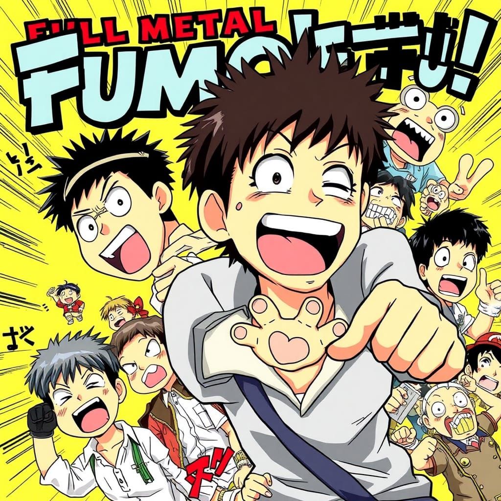 Full Metal Panic's Fumoffu Manga Illustration