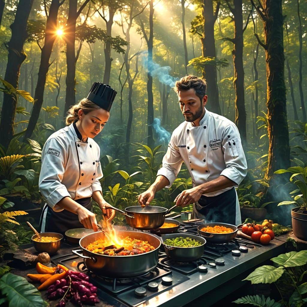 Next Generation Eco-Friendly Stoves: Matte Painting Design