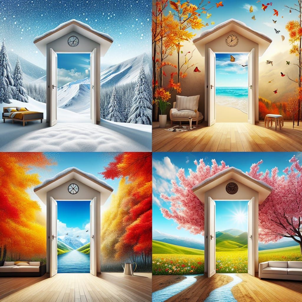 Four Seasons House: Winter, Summer, Autumn, Spring