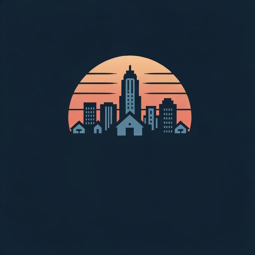 Stoic Properties LLC Logo with Raleigh Skyline