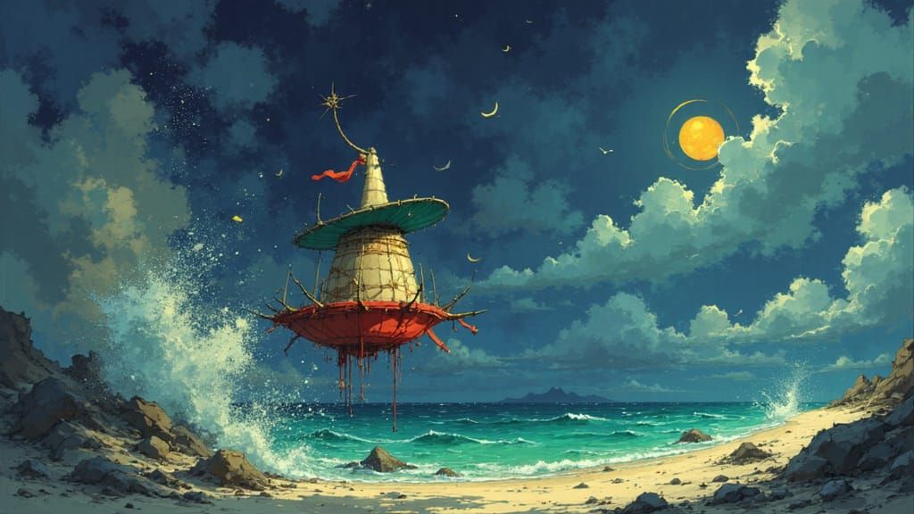 Cosmic Vortex in Whirlpool of Chaos