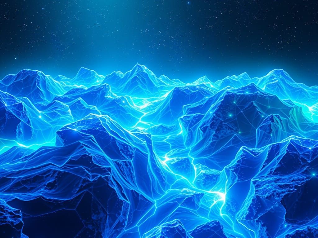 Cosmic Crystal Clouds Converge into Cybernetic Circuit Diagr...