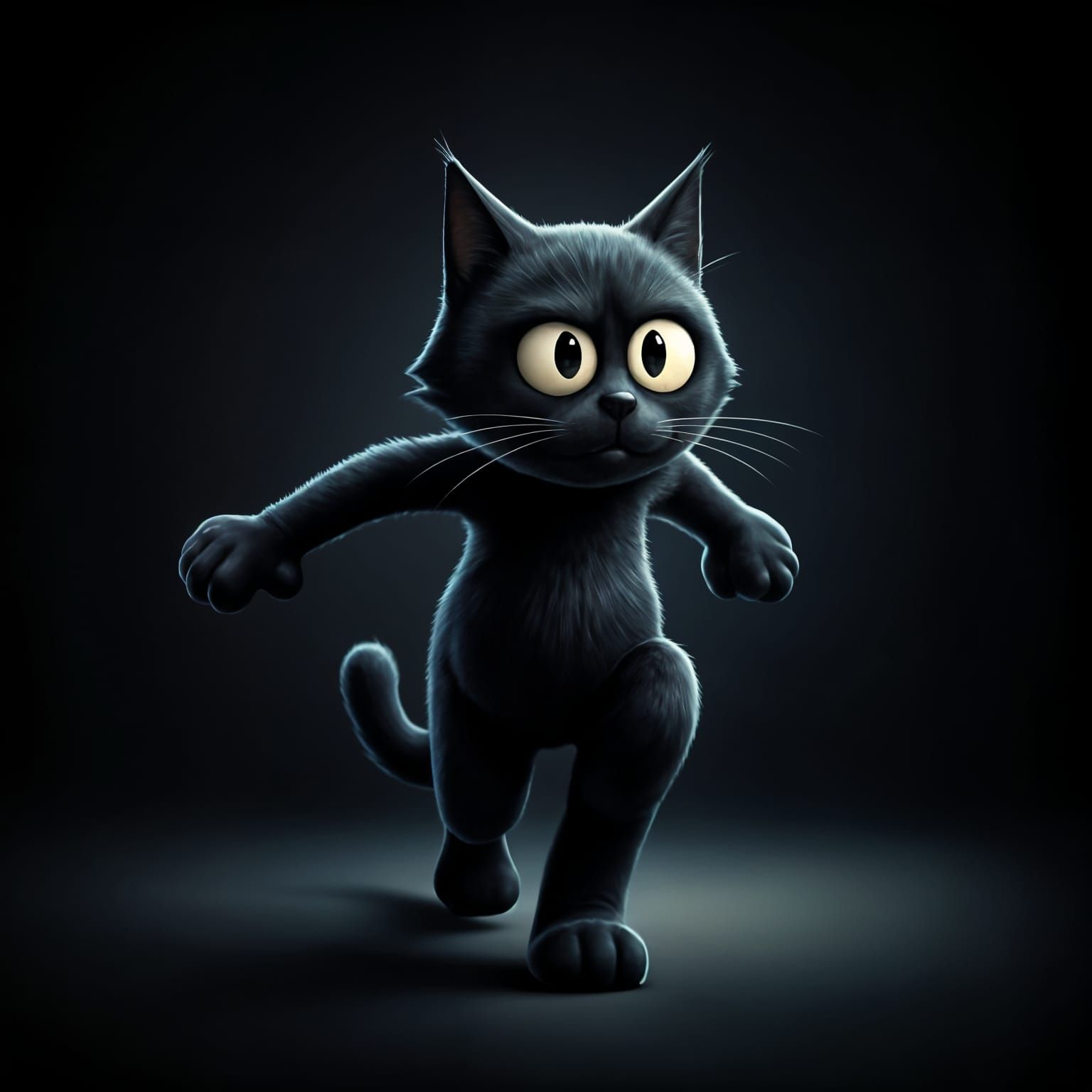 Felix Stepping Out of Comic Book Reality