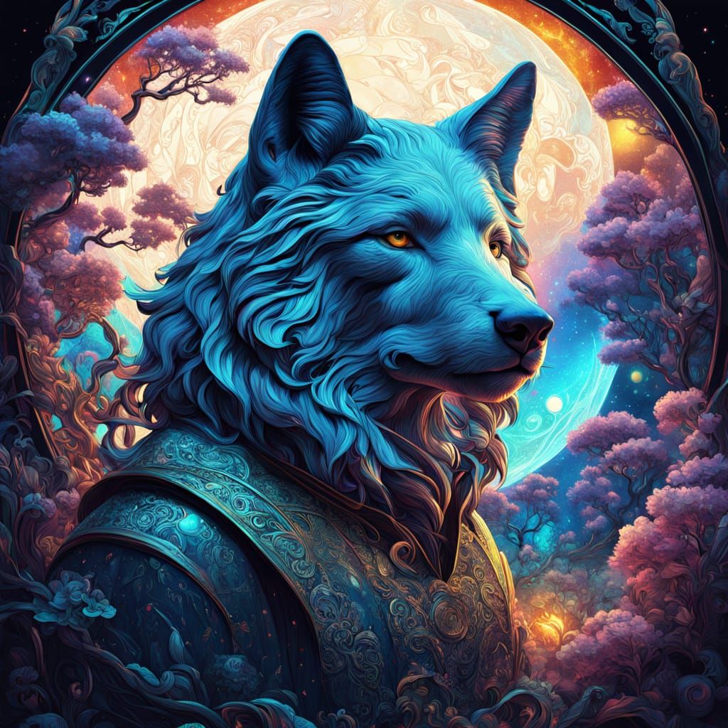 Enchanting Golden Apple Display in an Ethereal Orchard