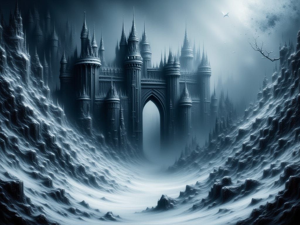 A dark  winter fantasy