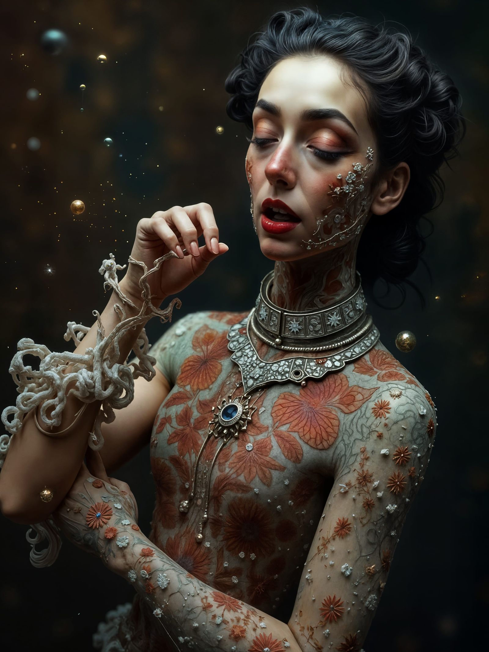 wearing her dream like skin - lucidly