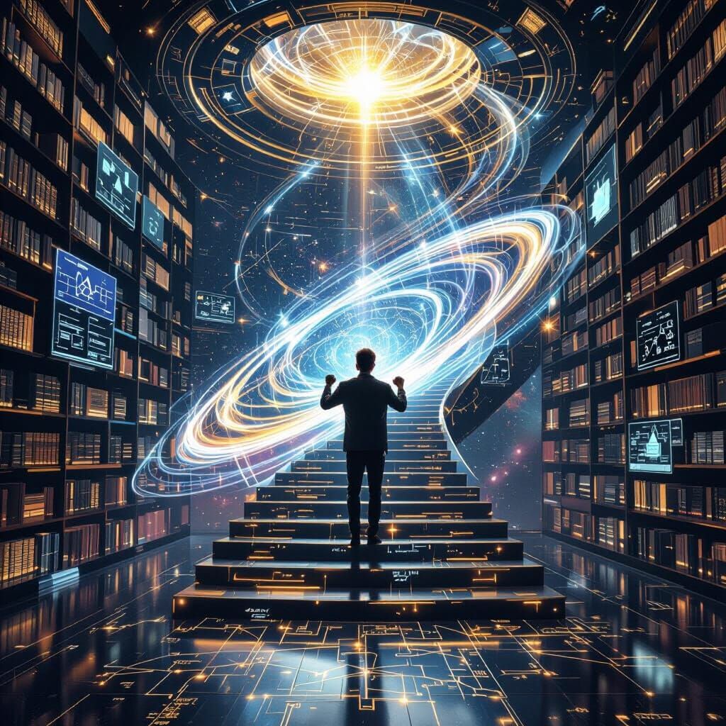 Cosmic Library of Knowledge and Ambition