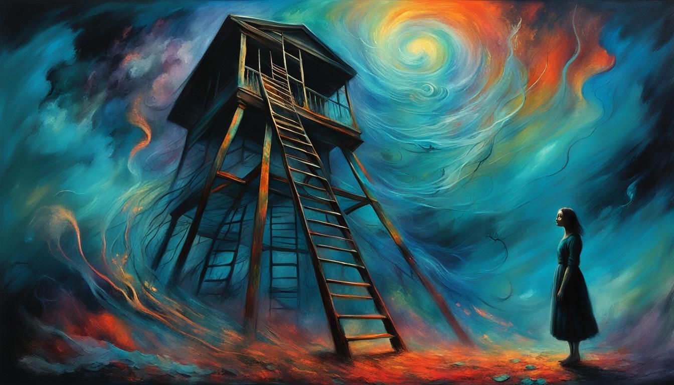 The cursed attic. Don't go up there. Just don't go up there....