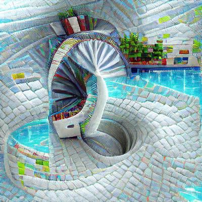 Eerie Tranquility: An Empty Swimming Pool