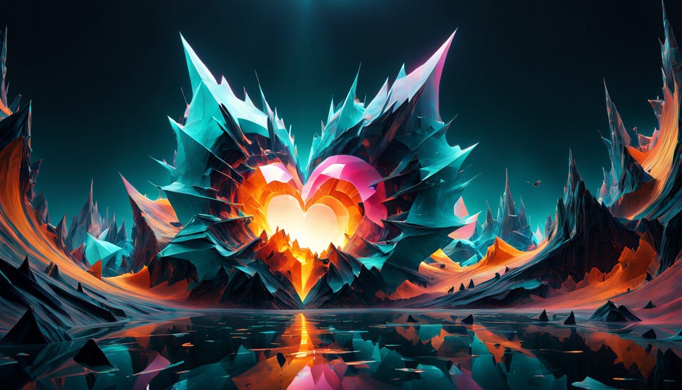 Surreal Dreamscapes in Geometric Harmony