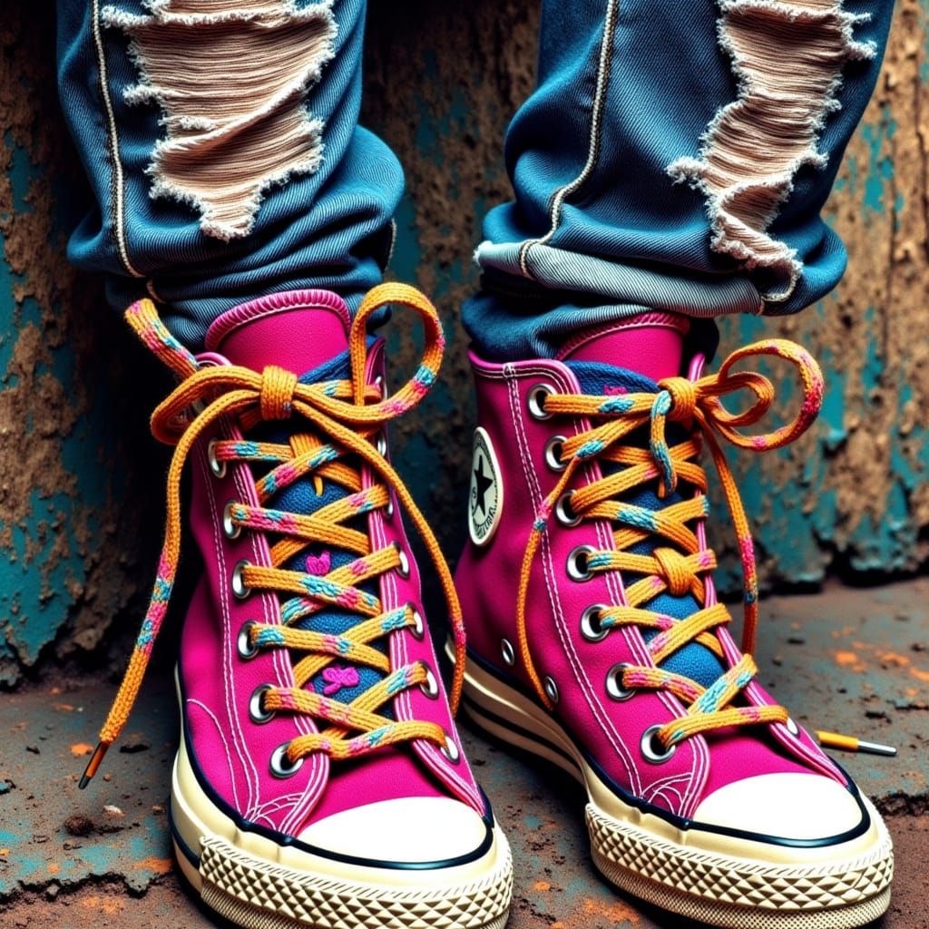 Watching QVC; Chuck Taylor All-star w/ Crochet Laces