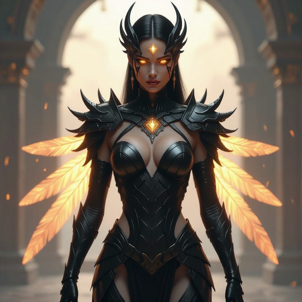 Hybrid CryptoPunk Overlord with Molten Gold Eyes