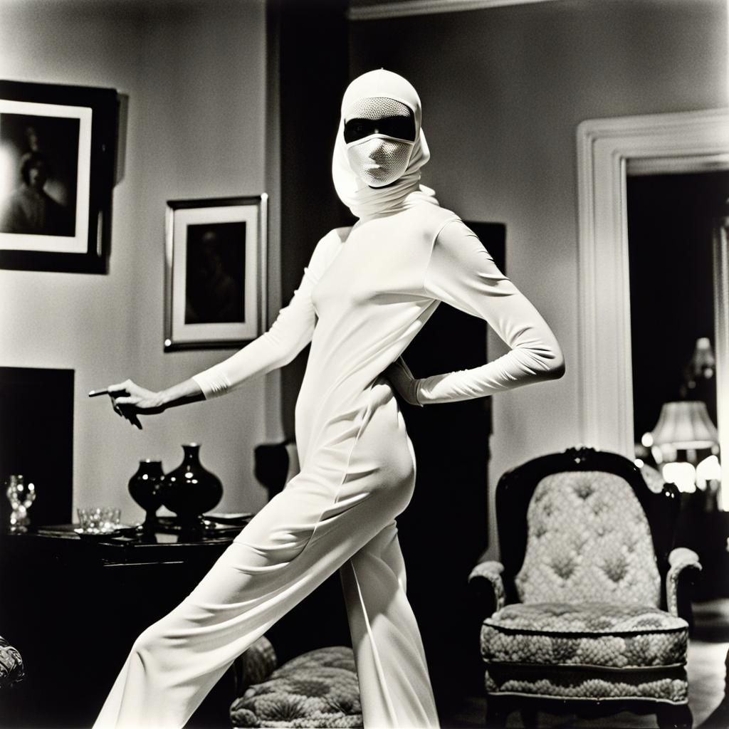 Avant-Garde Androgynous Model in Deep Shadow Portrait