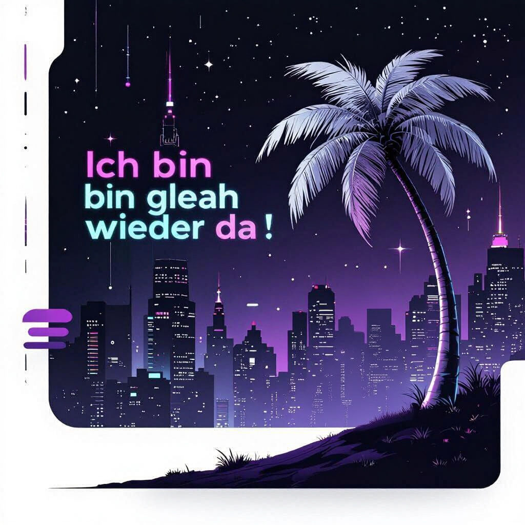 Neon Cyberpunk Twitch Offline Screen