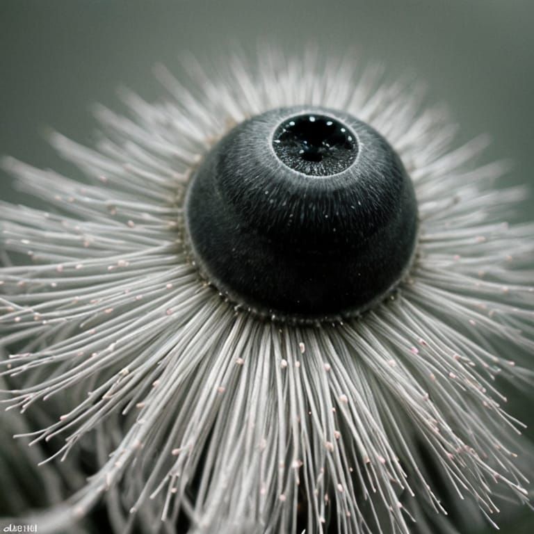 scanning electron microscopy SEM Image of a blossom