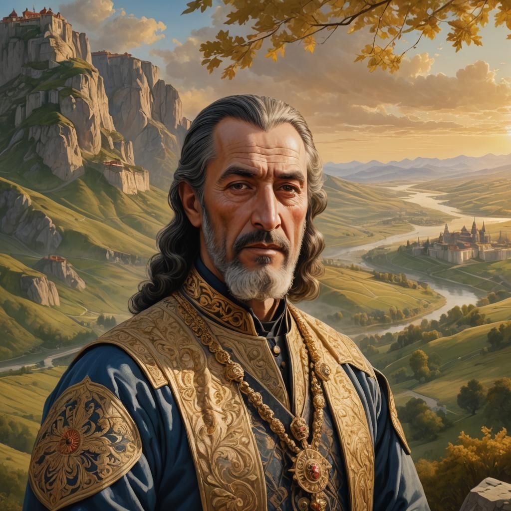 Bagrat III: King of Georgia in Traditional Attire