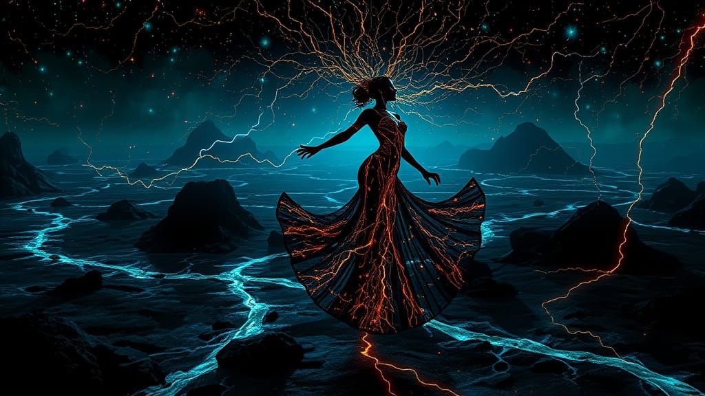 noir dark arts lush rivers chromoshadow fragmented infinite portals reflecting shadows visible on a wall Is a timebomb t...