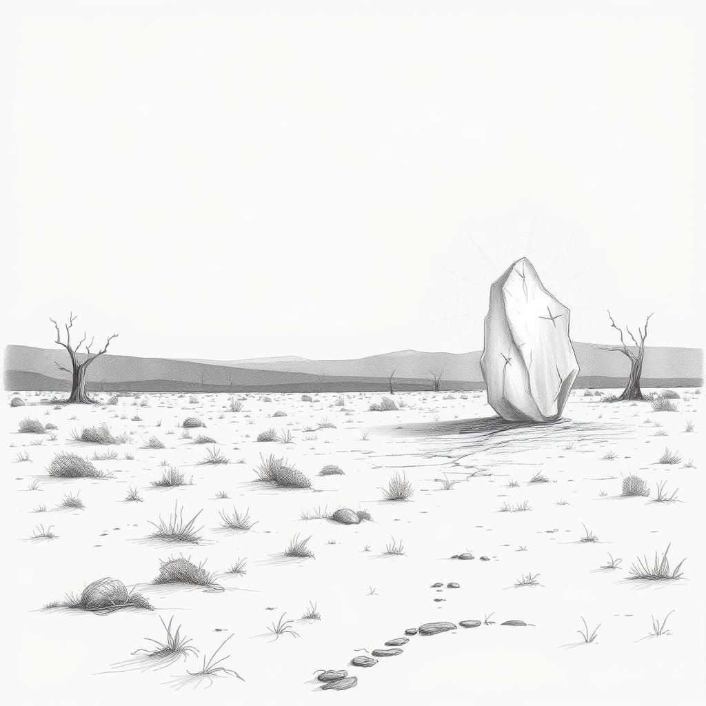 Mysterious Mana Oasis in a Barren, Monochromatic Steppe Land...
