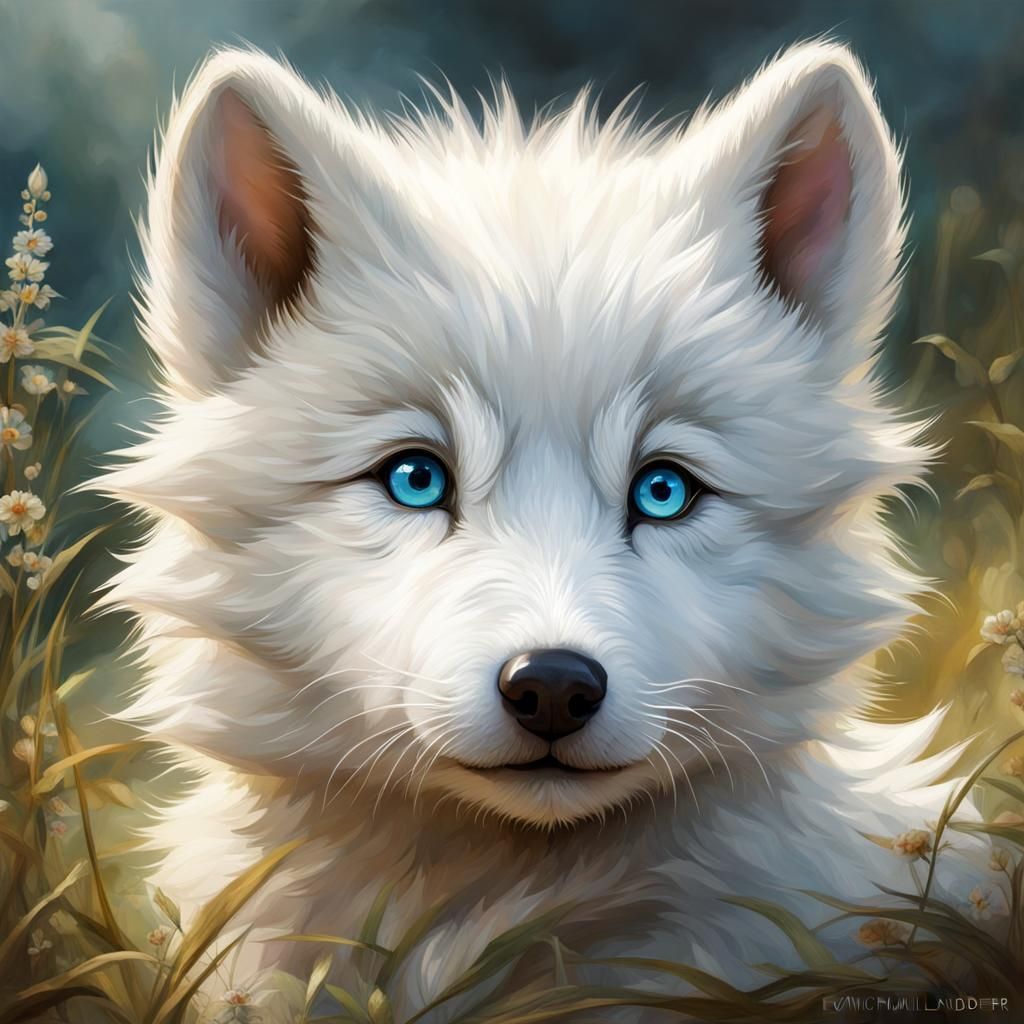 Artic Wolf Pup
