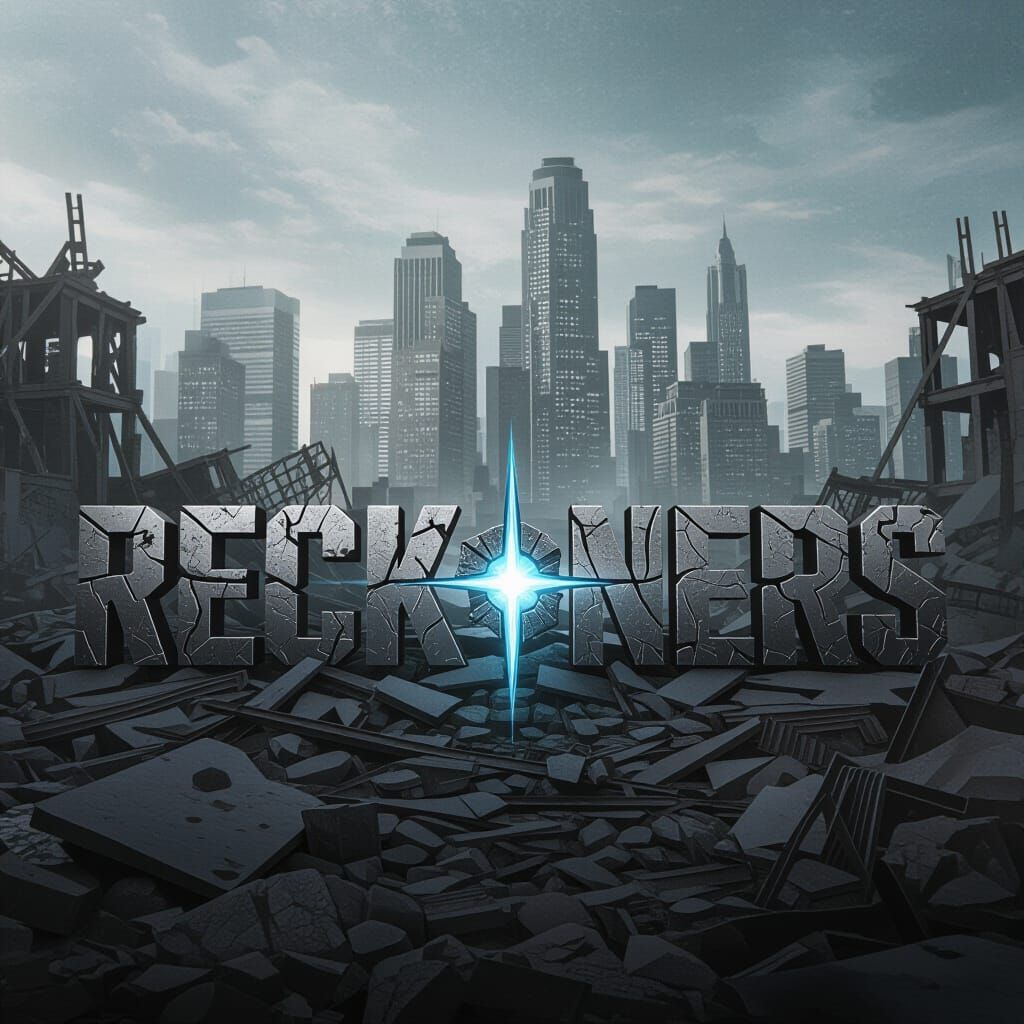 Epic Logo of Scrap Metal 'Reckoners' Ruin