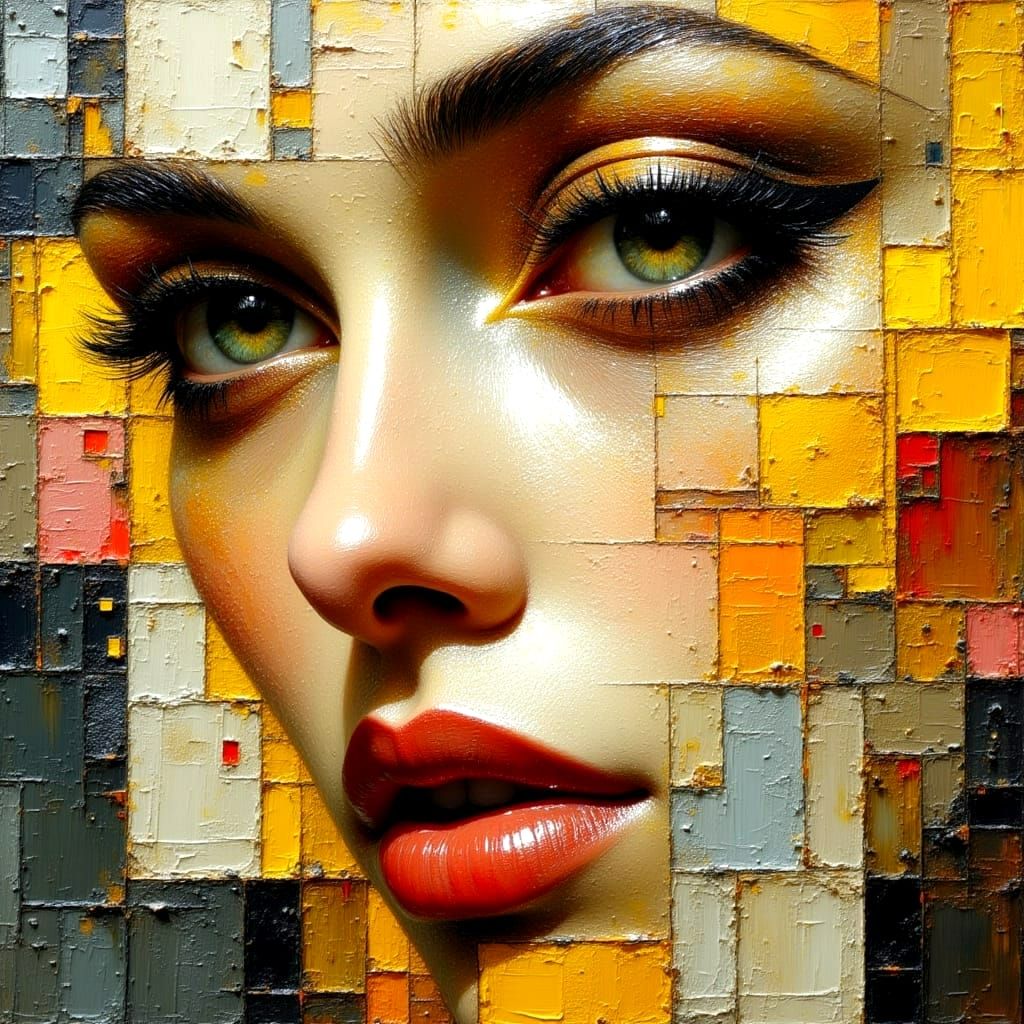 A Star's Inner Turmoil in a Golden Haze