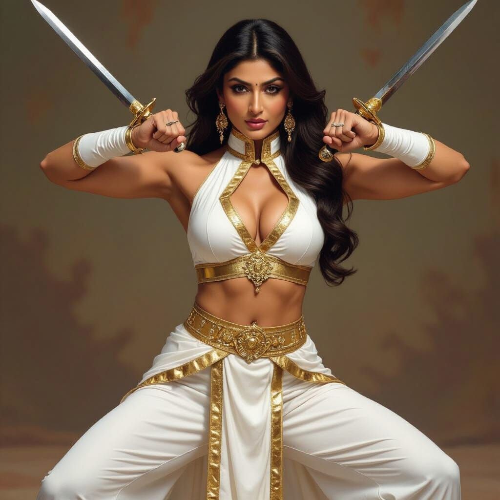 Shilpa Shetty Kalaripayattu, Alex Ross Style