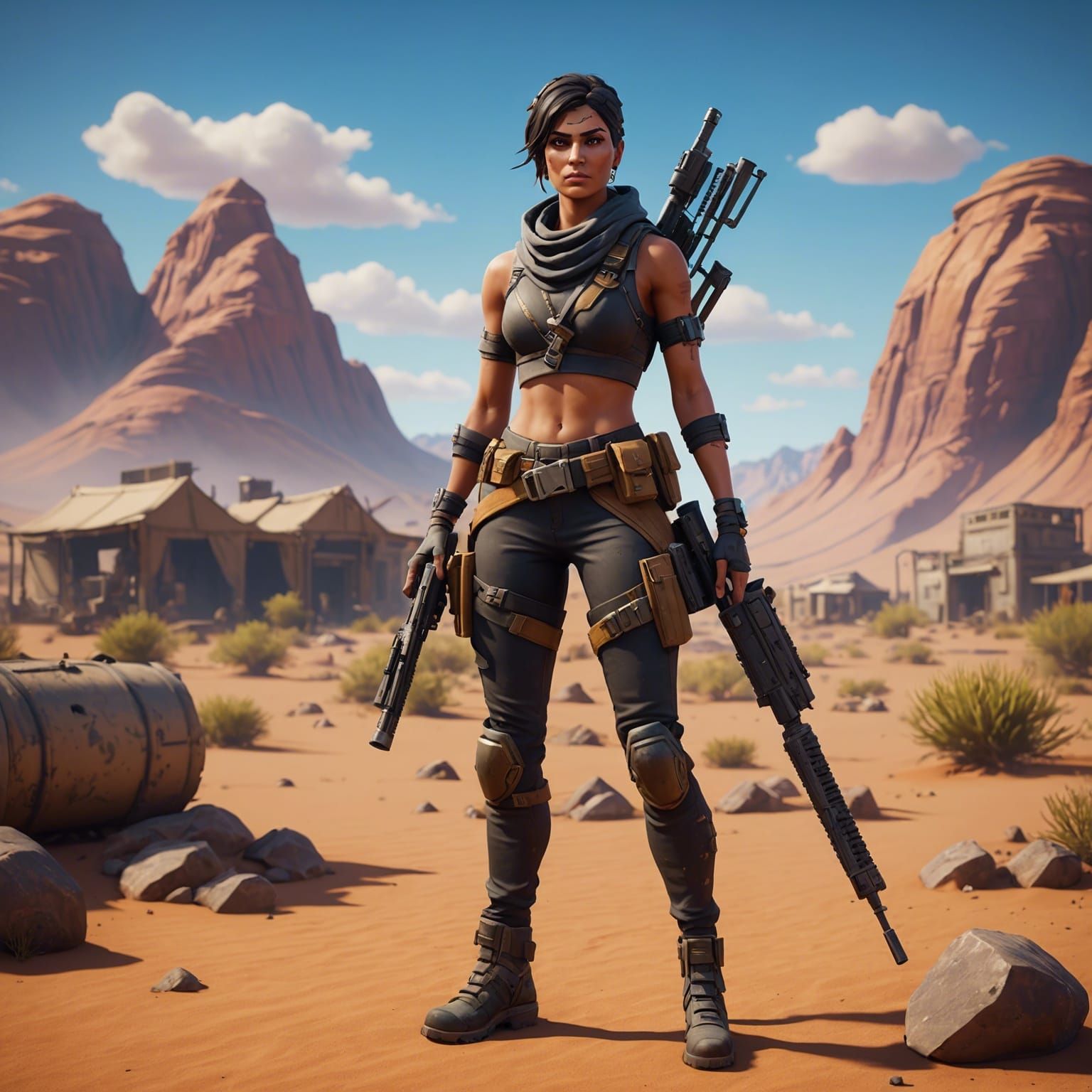 Apocalyptic Desert Nomad: Fantasy Concept Art