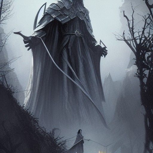 Sinister Lord of the Rings Fantasy Art
