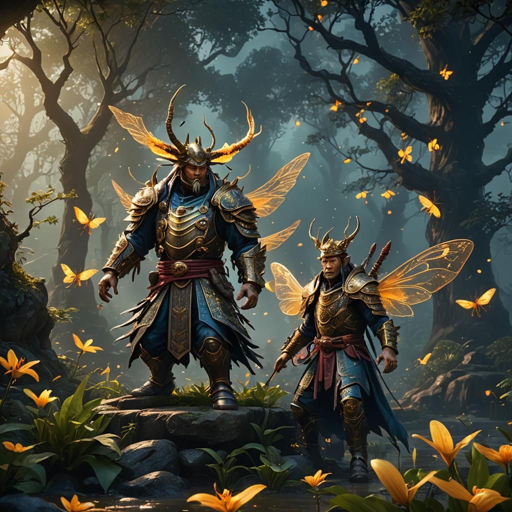 King Fu Firefly: Detailed Fantasy Concept Art
