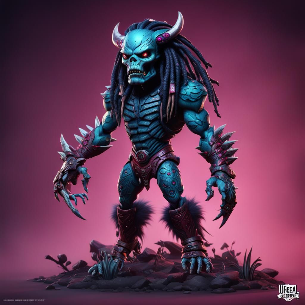 Monster High Style Predator Doll: Detailed Matte Painting