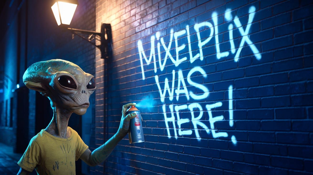 Mixelplix street art 05 - Ridiculed widely as a hoax, the on...