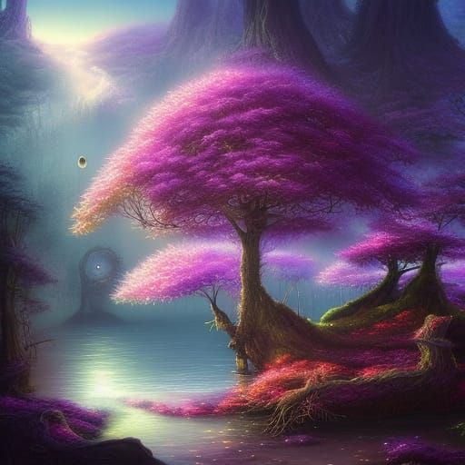 Fantasy Island with Fairy Lights: Award-Winning Photography