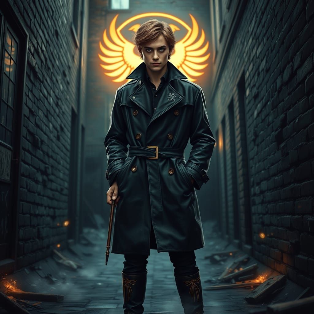 Ted Tonks, Auror, in Ruined London Alley