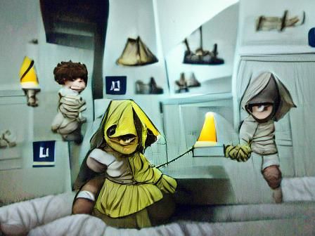 Little Nightmares Inspired AI Art