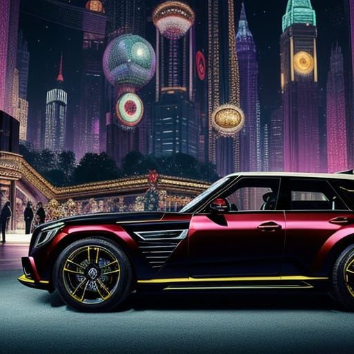 Shadow and Rouge in Lavish Attire with Diamond-Encrusted Mer...