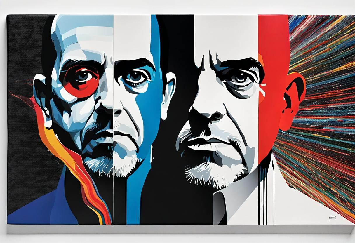 Abstract Portraits Capture Musical Evolution on Album Cover