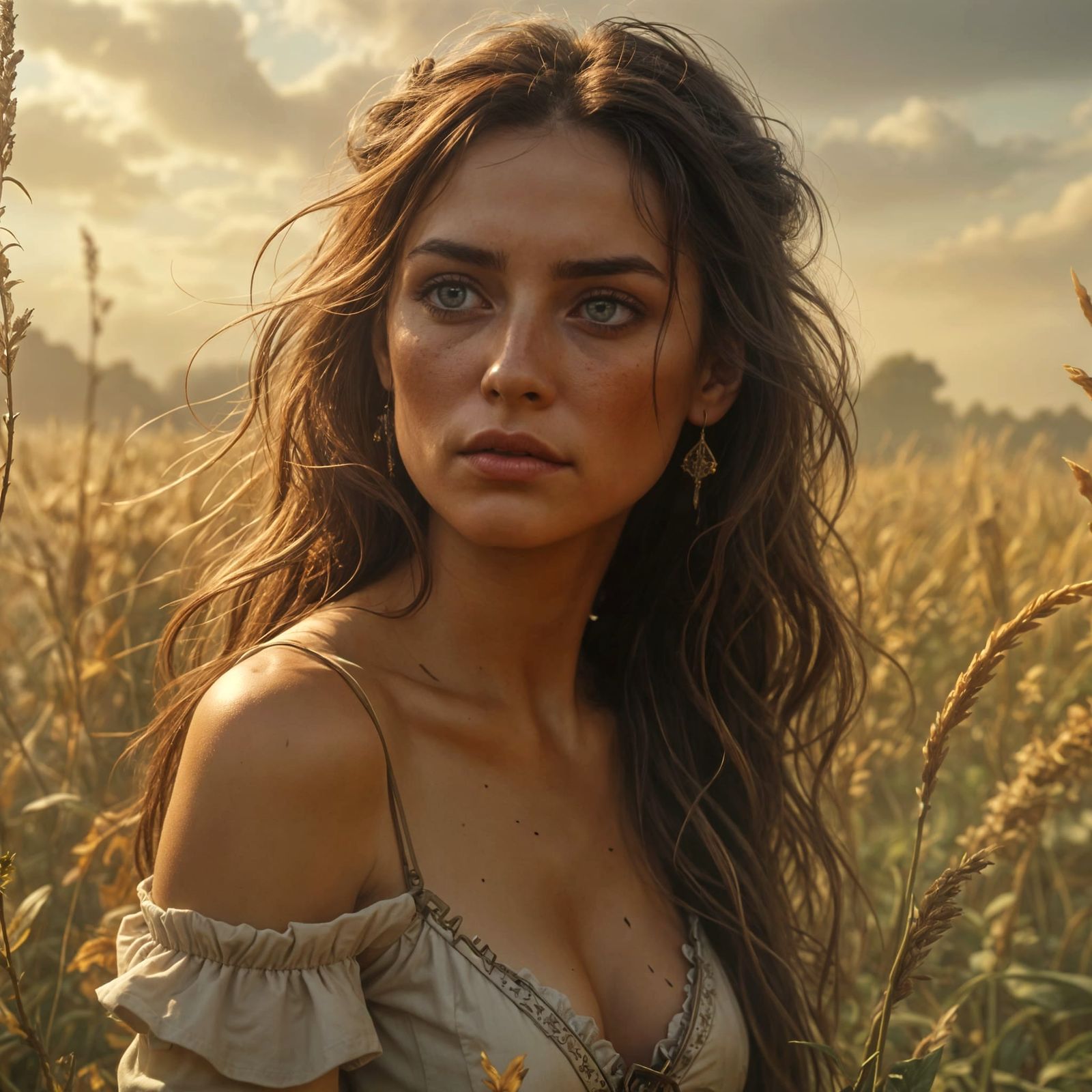 Medieval Farmer's Sorrowful Reflection