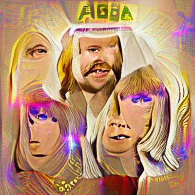 AI Image of ABBA Band Name
