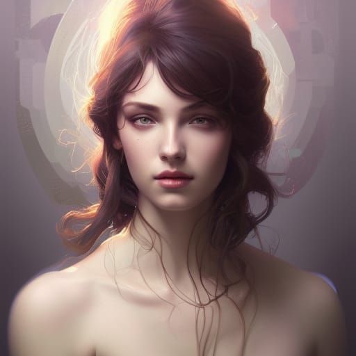 Hyperdetailed Portrait of a Beautiful Woman in 8K