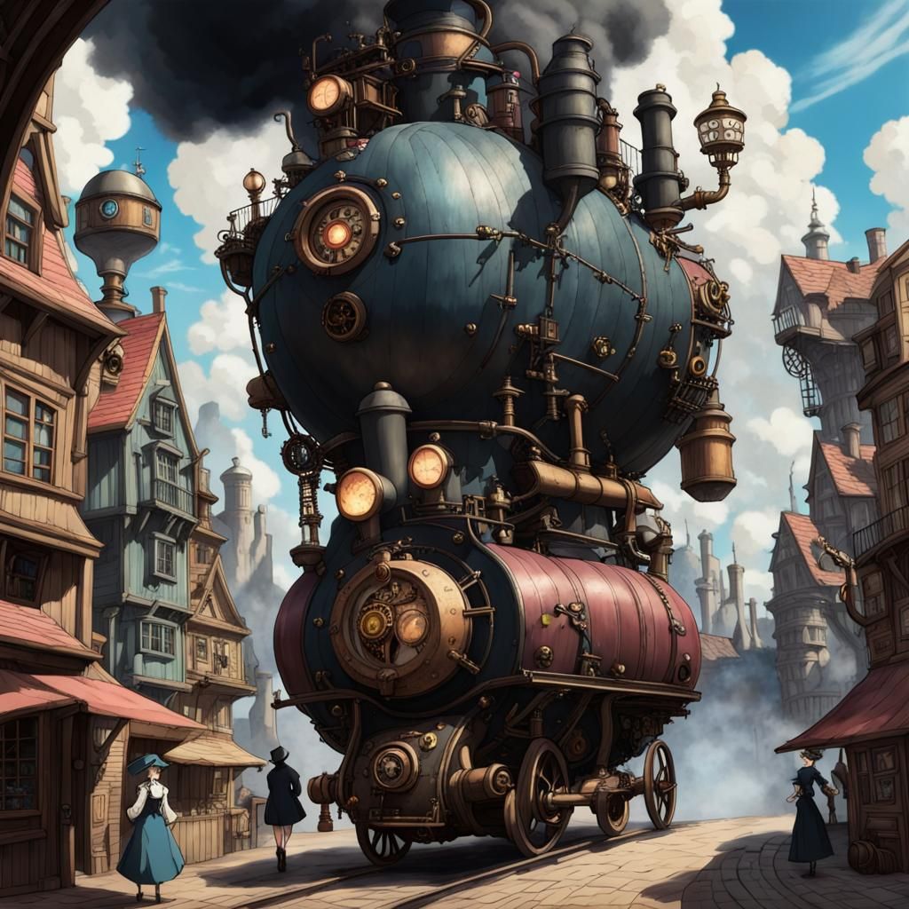 Steampunk Moving Castle: An Eldritch Marvel