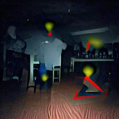 Weird Movements in the Dark: AI Interpretation