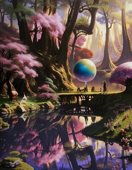 Surreal Utopia: A Dream in Dali Style