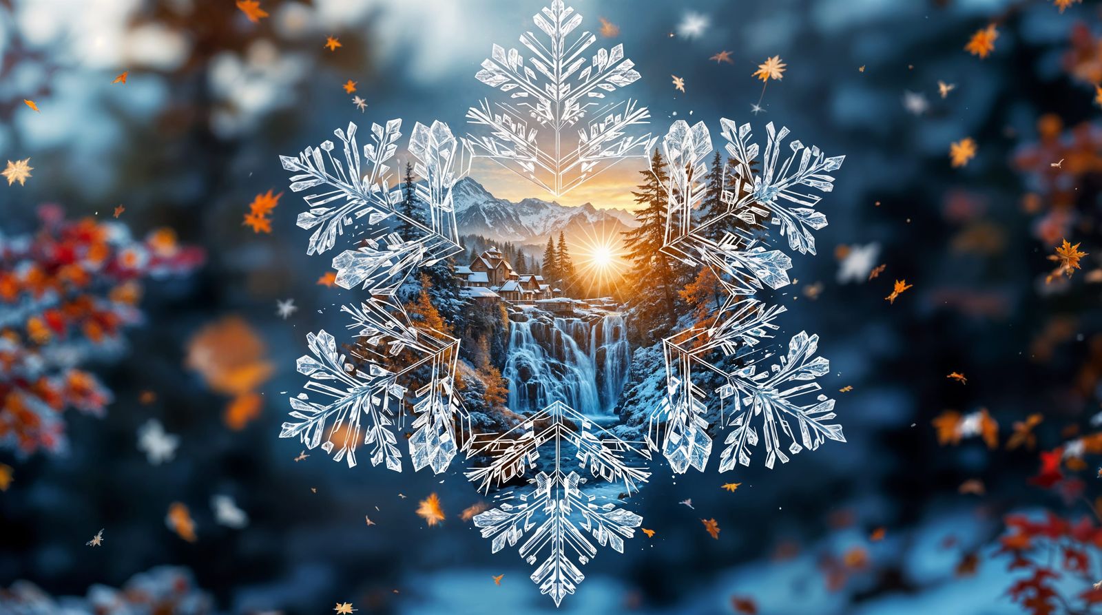 Celestial Snowflake Reveal: Dreamscape Winter Wonderlands
