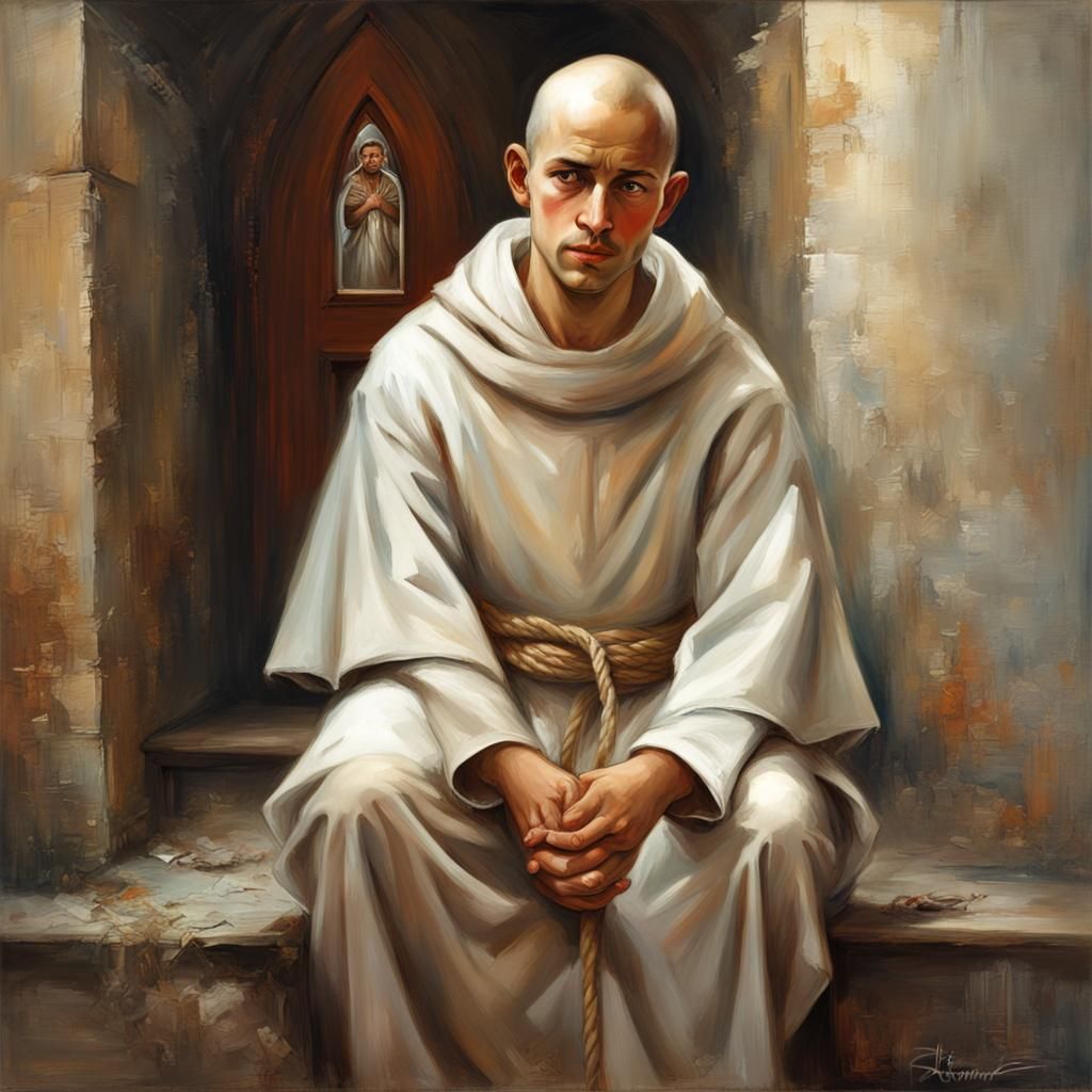 Young Dominican in church