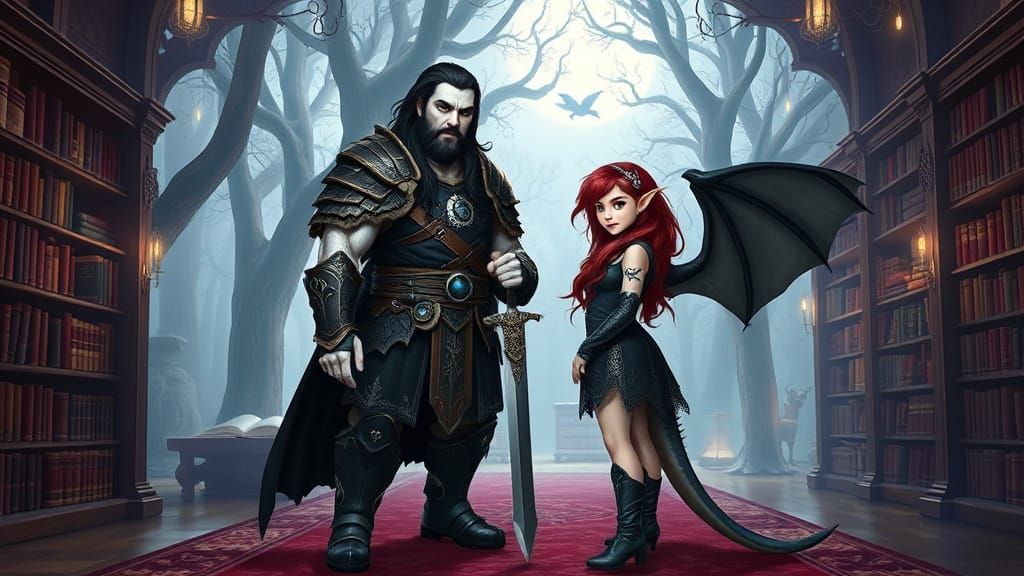 Nox Silverleaf in Enchanted Forest Library