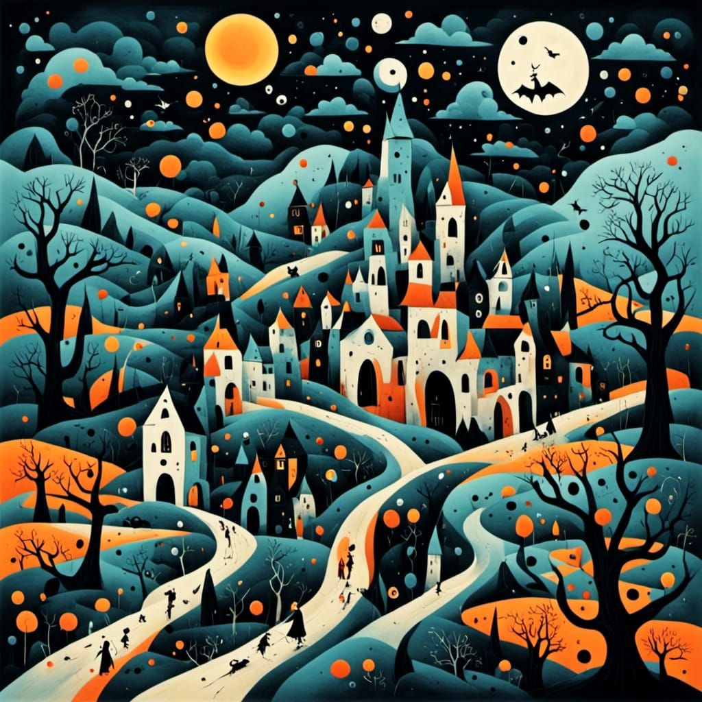 Dracula Appears on Halloween Night