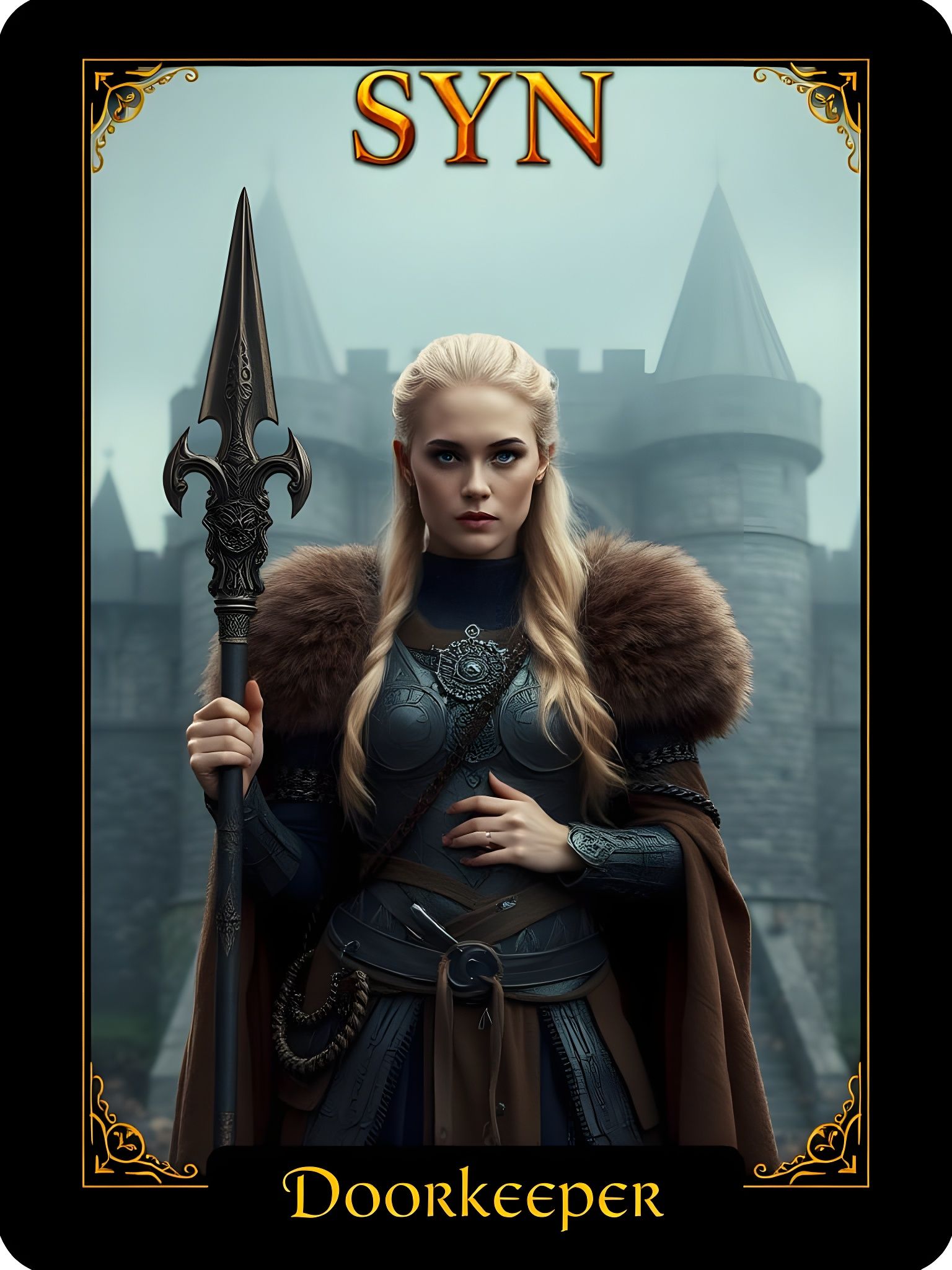 Norse Goddess Tarot Card Art