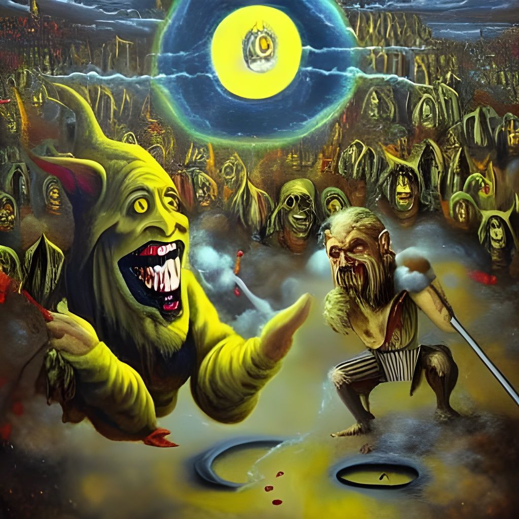 Fart Wizard Repels Goblins with Radiating Cloud