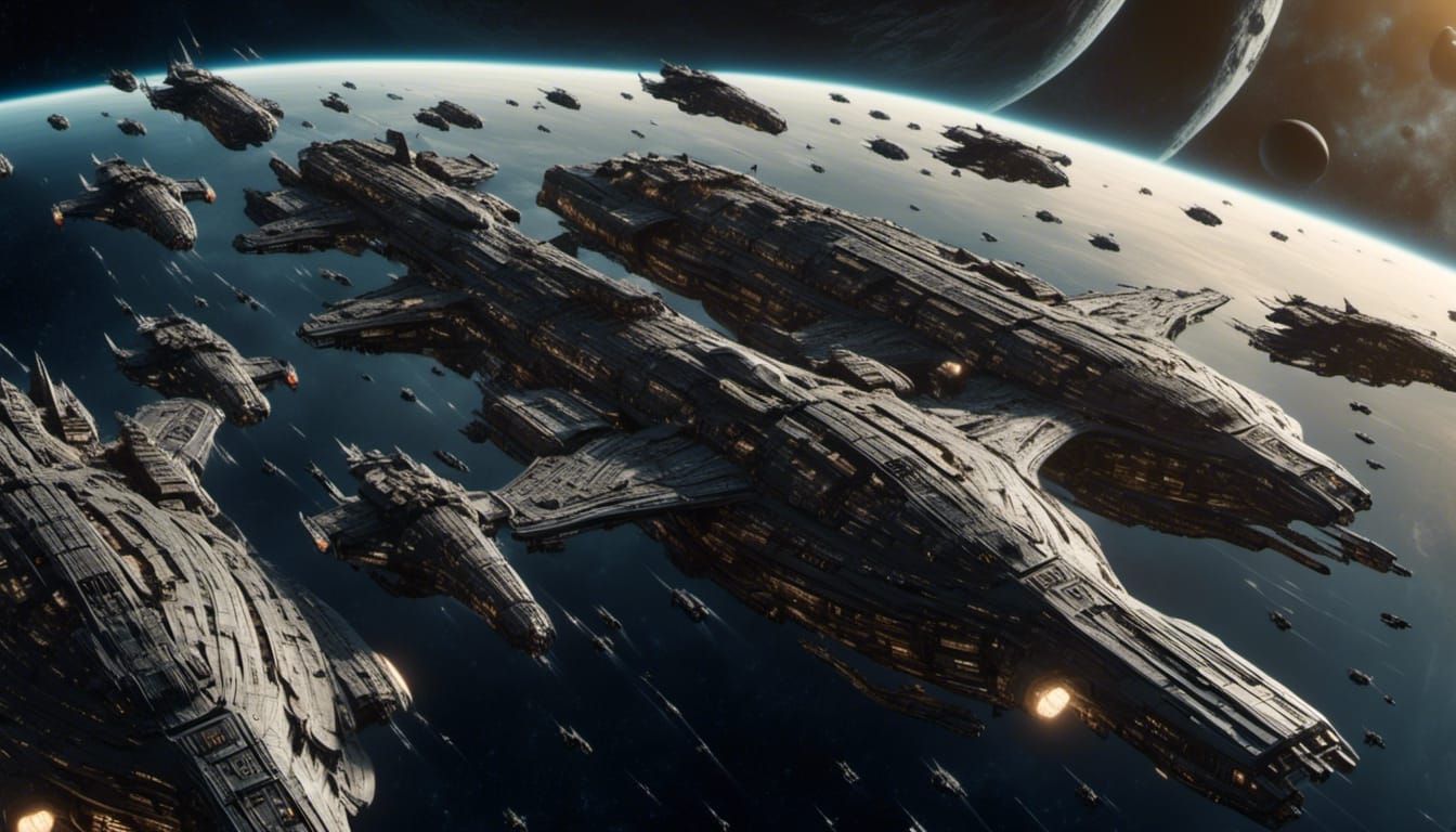 Space Fleet Hyperspace Jump