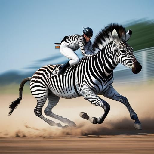 Zebra in Motion: Surreal Wildlife Photography